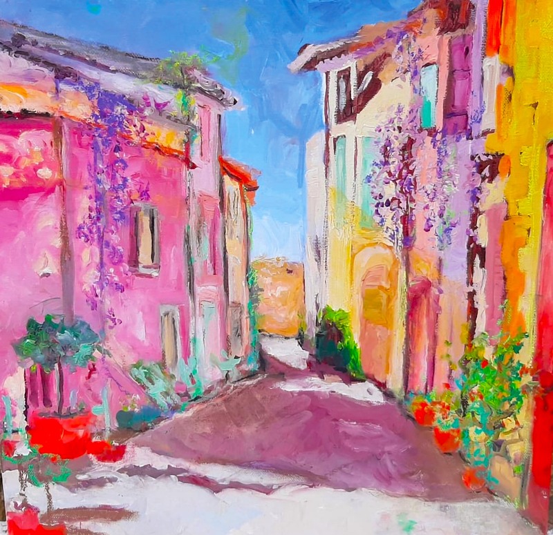 Purple village